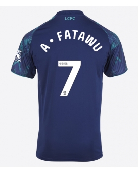 Billige Fotballdrakt Leicester City Issahaku Fatawu #7 Replika Bortedrakt 2025-26 Kortermet Billige Fotballdrakt Leicester City Issahaku Fatawu #7 Replika Bortedrakt 2025-26 Kortermet